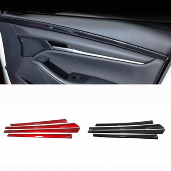 Накладка на Автомобильную ручку Дверная рама Отделка панели Поручень Ручка Подъема Чаша Подлокотник Для Mazda 3 Axela BP 2019 2020
