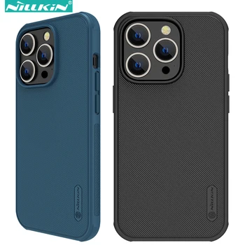 Чехол для телефона Nillkin Frosted Shield Pro для iPhone 14 Pro Max, Жесткая Защитная Задняя крышка из ПК + ТПУ для iPhone 13 mini 14 Plus