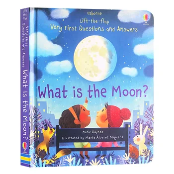 What is the Moon Usborne, Детские книги в возрасте 3 4 5 6 лет, Английские книжки с картинками, 9781474948210