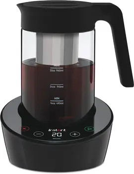 Электрическая кофеварка для приготовления кофе, От компании Makers of Pot, Позволяет быстро приготовить холодный кофе, настроить крепость заварки, проста в использовании, легко моется.