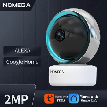 INQMEGA поддерживает двусторонний голосовой домофон 1080P с видеонаблюдением между домашней страницей Google и камерой ALEXA Smart Graffiti для помещений