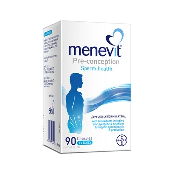 Австралия Menevit Elevit COMLEX Витамин 90 Капсулы Мужские Капсулы с добавкой цинка Улучшают активность спермы