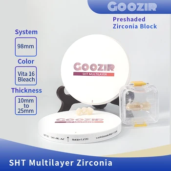 Goozir SHT Многослойные стоматологические циркониевые блокирующие материалы open 98 system для лабораторного использования