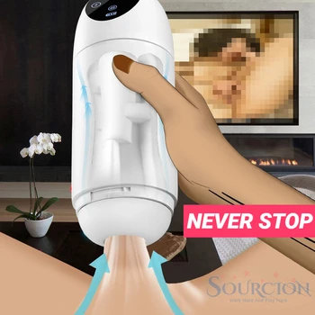 Автоматический Сосущий мужской Мастурбатор Sourcion, Реалистичный Вибратор для Влагалища, Массажер для минета, секс-игрушки для мужчин, товары для взрослых