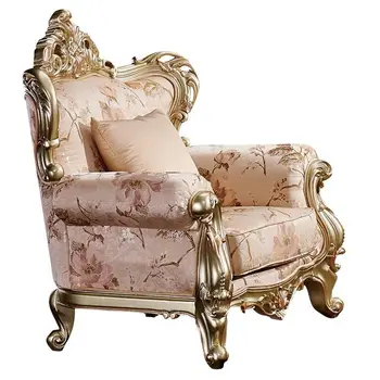 Элегантный диван в античном классическом стиле для гостиной, золотой диван из резного дерева в итальянском стиле для мебели для гостиной