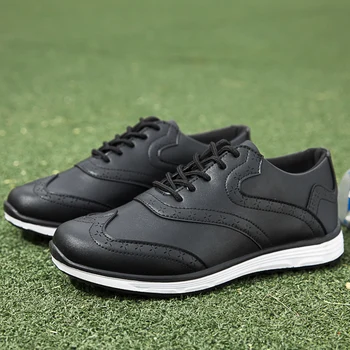 Мужская обувь для гольфа, водонепроницаемые противоскользящие кроссовки, Высококачественные кроссовки, многофункциональная обувь для тренировок по гольфу 39-45 размеров