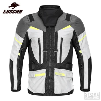 Мотоциклетная куртка, брючный костюм, водонепроницаемая мотоциклетная куртка, одежда для мотокросса, защитное снаряжение, зима