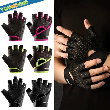1 Пара Велосипедных перчаток для горного Велосипеда, нескользящие дышащие спортивные перчатки на полпальца, аксессуары для мужчин и женщин
