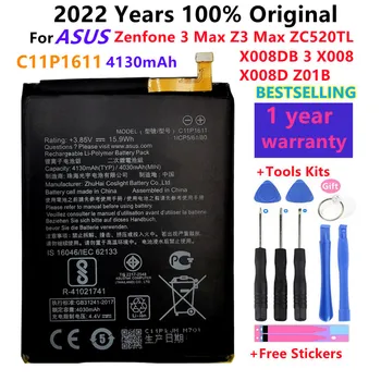 2022 Года 100% Оригинальный Аккумулятор C11P1611 Для ASUS Zenfone 3 Max ZC520TL 4030 мАч Высокой Емкости + Бесплатные инструменты
