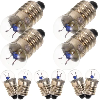 Лампочки E10 Фонарик Мини Миниатюрный светодиодный Экспериментальный Электрический 2,5 В Сменный Студенческий 0,3 А Винт с шариком Физическая лампа