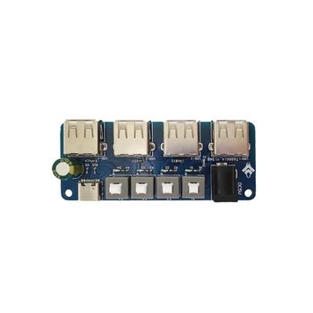 Модуль расширения питания Модуль кнопочного управления Блок питания 5 В 4-полосный USB Распределительный щит Концентратор питания