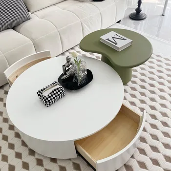 Журнальный столик в квартире, Деревянный, Уникальная эстетика сада в спальне, Чайный столик для угощения, Мебель для прихожей