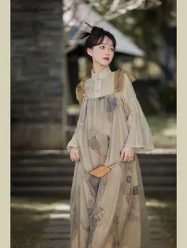 2023 традиционное платье ханфу в китайском стиле, весенне-летнее женское платье чонсам в национальном стиле, костюм для народных танцев, импор