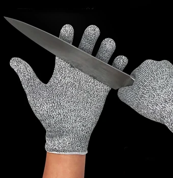 2 шт. Высокопрочные защитные перчатки класса безопасности 5, устойчивые к порезам, для защиты от порезов при разделке рыбы