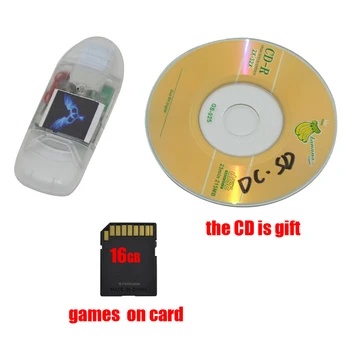 Новинка для Sega DC, устройство чтения SD-карт со световым индикатором, адаптер-конвертер для игры DreamCast с бесплатной SD-картой объемом 16 ГБ