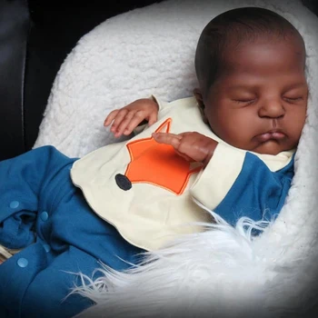 20 дюймов Уже Окрашенная Готовая Кукла Reborn Baby Remi Реалистичный Спящий Ребенок 3D Картина с Видимыми Венами Прямая доставка