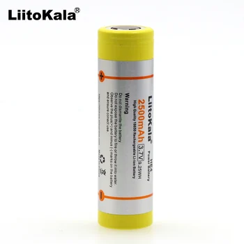 Liitokala 100% Оригинал 18650 3,7 V 2500mAh HE4 Аккумуляторная батарея Макс 20A 35A разряда для аккумуляторов электронных сигарет