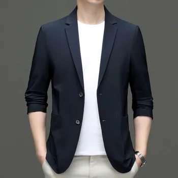 5868-2023 мужская новая корейская модная профессиональная куртка для делового отдыха, костюм роскошного стиля