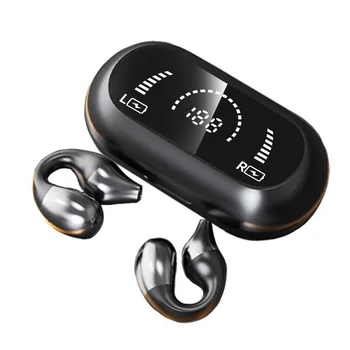 Новая Беспроводная Bluetooth-Гарнитура S03 5.3 Binaural Clip Ear Для спортивных Звонков С Качеством звука HIFI, Дисплеем питания Микрофона, Сенсорными Наушниками