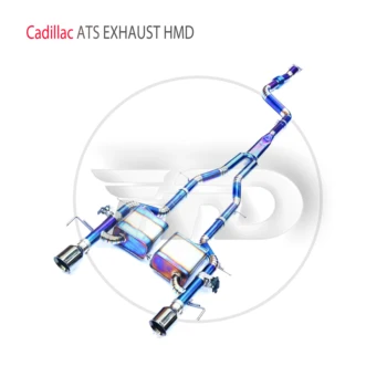 Производительность выхлопной системы из титанового сплава HMD Catback для Cadillac ATS 2,0 T Автоматическая модификация Электронного клапана