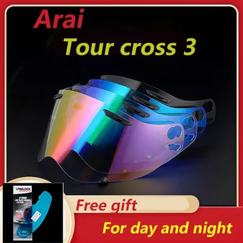 Козырек Мотоциклетного шлема для ARAI TOUR-CROSS3 TX3 XD4 Объектив Полнолицевой Casco Anti-UV PC Лобовое Стекло Защитный экран Аксессуары для Мотоциклов