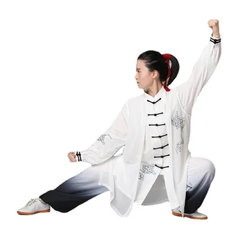 Китайский Традиционный костюм Тай-Цзи, Костюм Для женских боевых искусств, Одежда для занятий Тай-чи, Костюм для выступлений на сцене