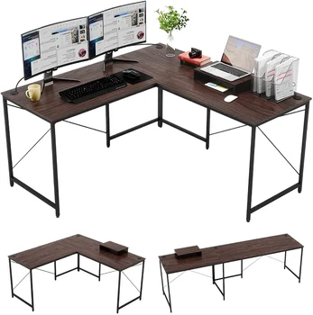 Мебель рабочее место настольный стол многофункциональный офисный стол l-образной формы угловой компьютерный стол