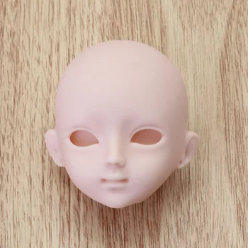 1 шт. кукольная голова для кукол длиной 30 см, аксессуары для кукол, без макияжа, игрушка для макияжа для детей, белая кожа