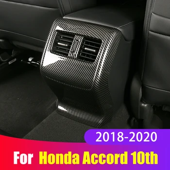 ABS Наклейка на вентиляционное отверстие заднего кондиционера Автомобиля Защитная Накладка Для Honda Accord X 10th 2018 2019 2020 Аксессуары