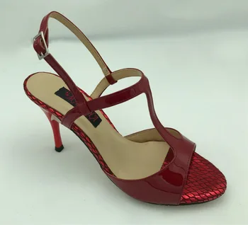 Удобная и модная обувь для танцев Аргентинское танго, обувь для вечеринок, свадебные туфли, кожаная подошва T6281RL