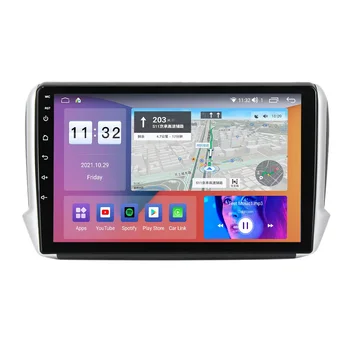 Голосовое управление Android 8core 2.5D IPS автомобильный DVD-плеер для Peugeot 208 28 + 128G