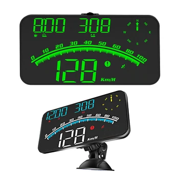 Автомобильный HUD Спидометр, Часы, Одометр, Головной дисплей, Цифровая GPS-сигнализация, Бортовой компьютер, Проектор на ветровое стекло, Интерьер Cartronics