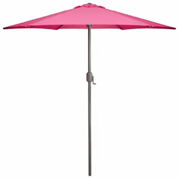 6,5 футов. Открытый зонт для внутреннего дворика с рукояткой, солнцезащитный пляжный зонт, поддержка и удержание, набор дождевиков, сад