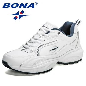 BONA 2023 Новая Мужская Обувь Для Бега Новое Поступление, Мужская спортивная обувь в классическом стиле на шнуровке, Мужская Спортивная обувь для Бега Трусцой на открытом воздухе