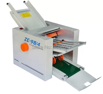 Абсолютно новая Автоматическая машина для складывания бумаги, машина для папок для бумаги ZE-9B/4, 4 Складная пластина высокого качества ne