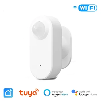 Tuya WiFi Датчик движения человека Датчик Обнаружения PIR Smart Life App Дистанционное Управление Умная Охранная Сигнализация с Alexa Google Home