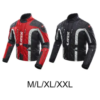Мотоциклетная куртка Осень-зима, регулируемое защитное снаряжение для всего тела, холодный мотокостюм, подходящий для байкеров, горный велосипед