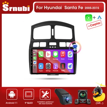 Srnubi Android 11,0 Автомобильный Радиоприемник для Hyundai Classic Santa Fe 2005-2015 Мультимедийный плеер 2Din 9 