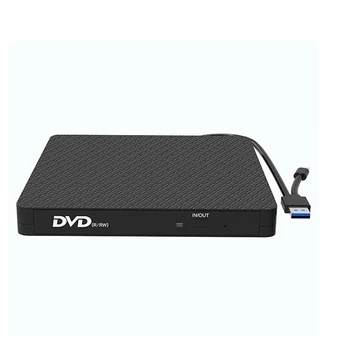 USB Портативный DVD-привод USB3.0 + Type-C Тонкий Внешний DVD/CD/VCD оптический привод Для настольных ноутбуков