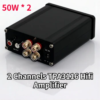 50 Вт * 2 Усилитель звука Hifi 2 Канала TPA3116D2 Усилитель класса D Цифровой Мощности для Усиления Звука для Динамиков Домашнего караоке караоке