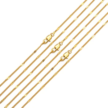 Anniyo 50 см Цепочки и ожерелья S для женщин, девочек, Металлические ювелирные изделия, Оптовая цена #134816