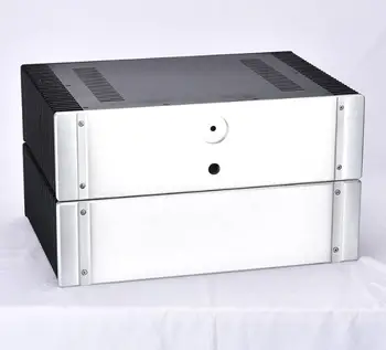 Полностью алюминиевый усилитель мощности класса А, домашний аудиоусилитель, корпус радиатора DIY, коробка 430 *120 * 311 мм