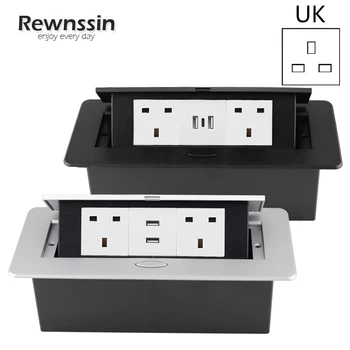 Всплывающие Электрические розетки, с USB Type-C, Популярные в Великобритании, Подходят для розеток в полу, настольных розетках с USB-разъемом
