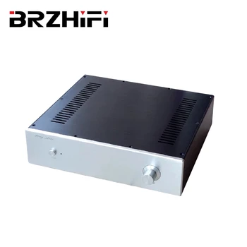 BREEZE A4 Полностью Симметричная Сбалансированная структура 250 Вт * 2 Аудиоусилитель Высокой Мощности NJW0281 Выходной Ламповый Стереозвук HiFi Amp