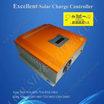 солнечный контроллер 75a 120v, pwm солнечный контроллер заряда