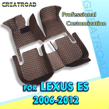 Автомобильные коврики для LEXUS ES серии 240 350 2006 2007 2008 2009 2010 2011 2012 Пользовательские автоматические накладки для ног автомобильный ковер