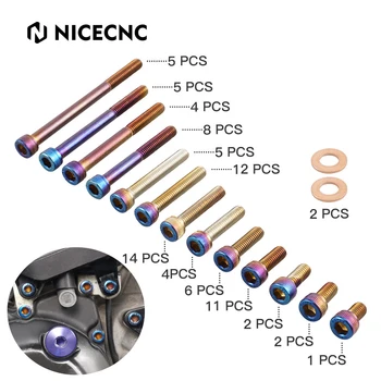 NiceCNC Цветные Комплекты Винтов для Yamaha YFZ450R YFZ450X 2009-2022 2021 2020 304 Нержавеющая Сталь 79 шт. замены