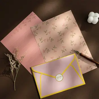 Эстетические принадлежности для писем Японские милые студенческие конверты для набора писем фирменный бланк любовное письмо рукопись бумажная визитная карточка