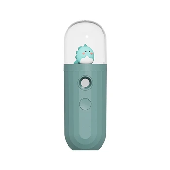 Портативный косметический спрей для лица USB Перезаряжаемый Увлажнитель Инструмент для лица Средство для удаления пятен Мультяшное Животное Мини Нано-Спрей