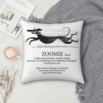 Наволочка Greyhound Zoomie из полиэстера, наволочка для подушек, Удобная подушка для дивана, декоративные подушки, используемые для дома, спальни